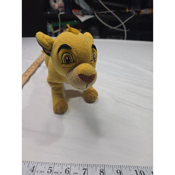Disney The Lion King Simba Plush‎ Toy Small Stuffed Animal Yellow Lion Cub 9" - Picture 3 of 4